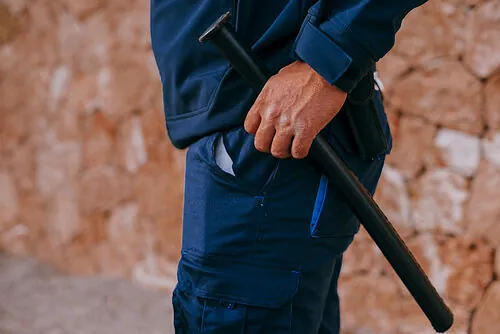 seguridad con porra